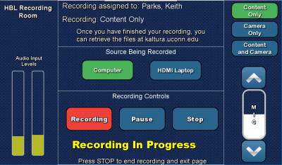 final recording screen